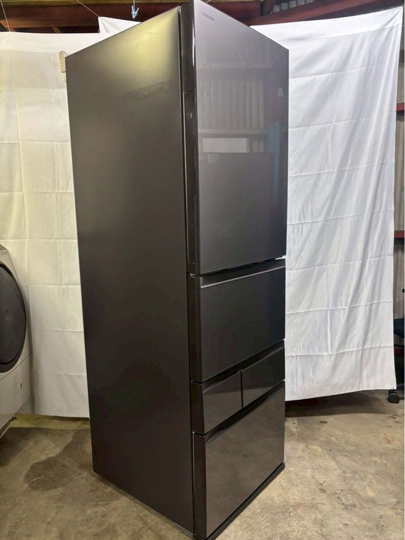 東芝 5ドア冷蔵庫 GR-V470GZ 2023年製 465L 右開き