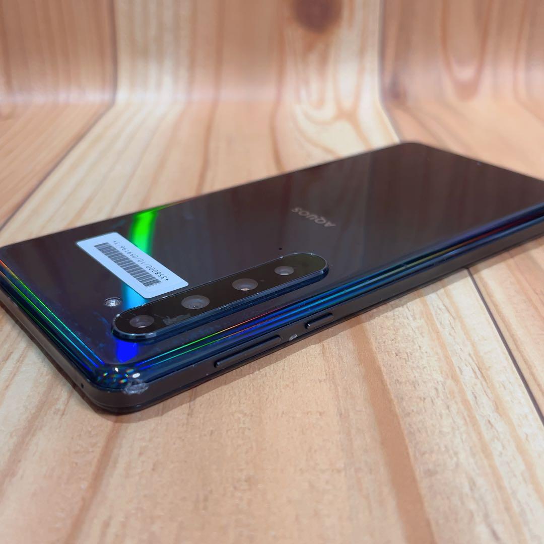 SIMフリー 本体 AQUOS R5G 256 GB 028G3 ブラック