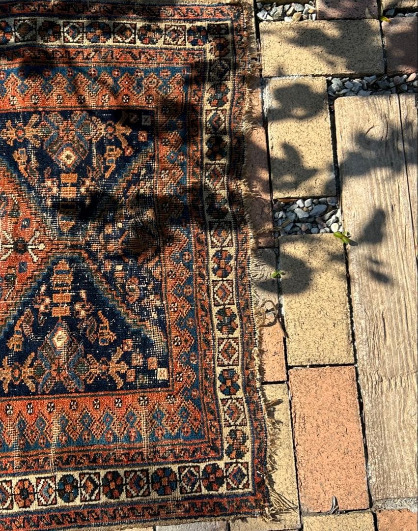 ヴィンテージ ハンドメイド ラグ・カーペット•マット アンティーク