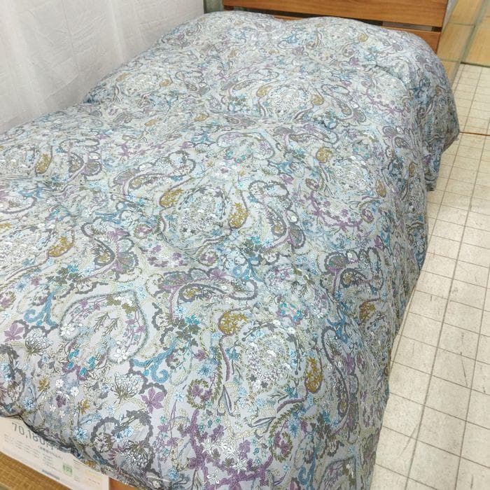 羽毛布団 ポーランド産 マザーグースダウン93％ 綿100％ 1.2㎏ 二層式