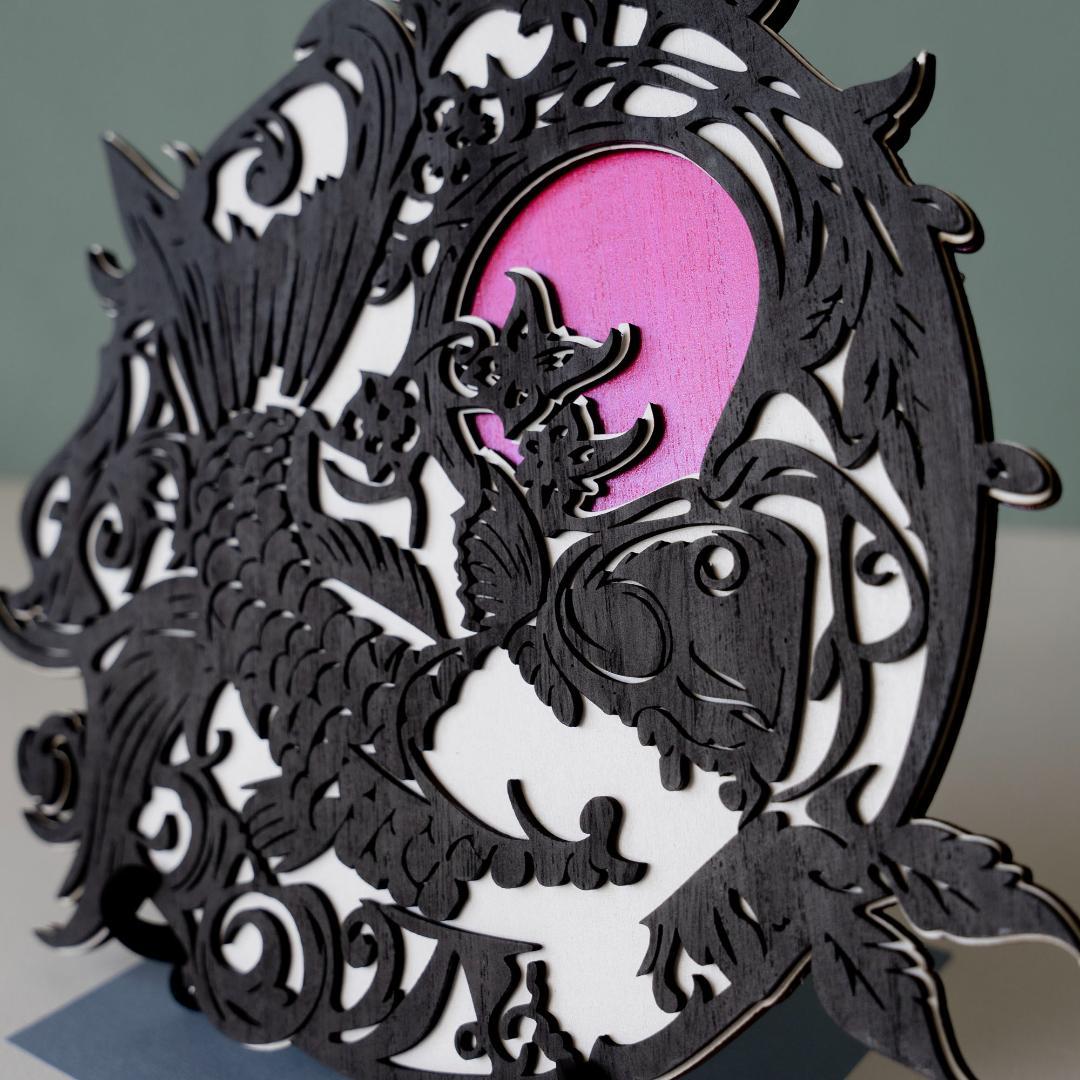 こいのぼり　季節飾り　 和の風を感じるウォールアート 【端午の節句】