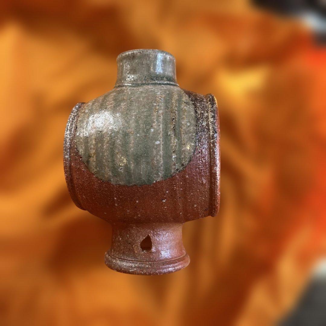 不言窯　勇超作　信楽焼　花器　No.2