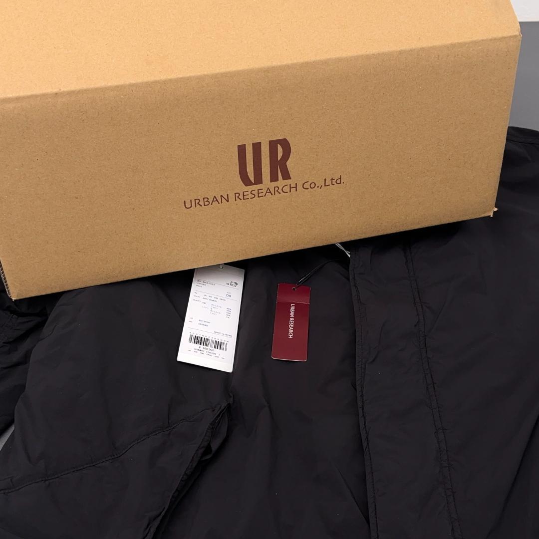 新品 25AW ATON AIR WEATHER 黒 04 ショートモッズコート