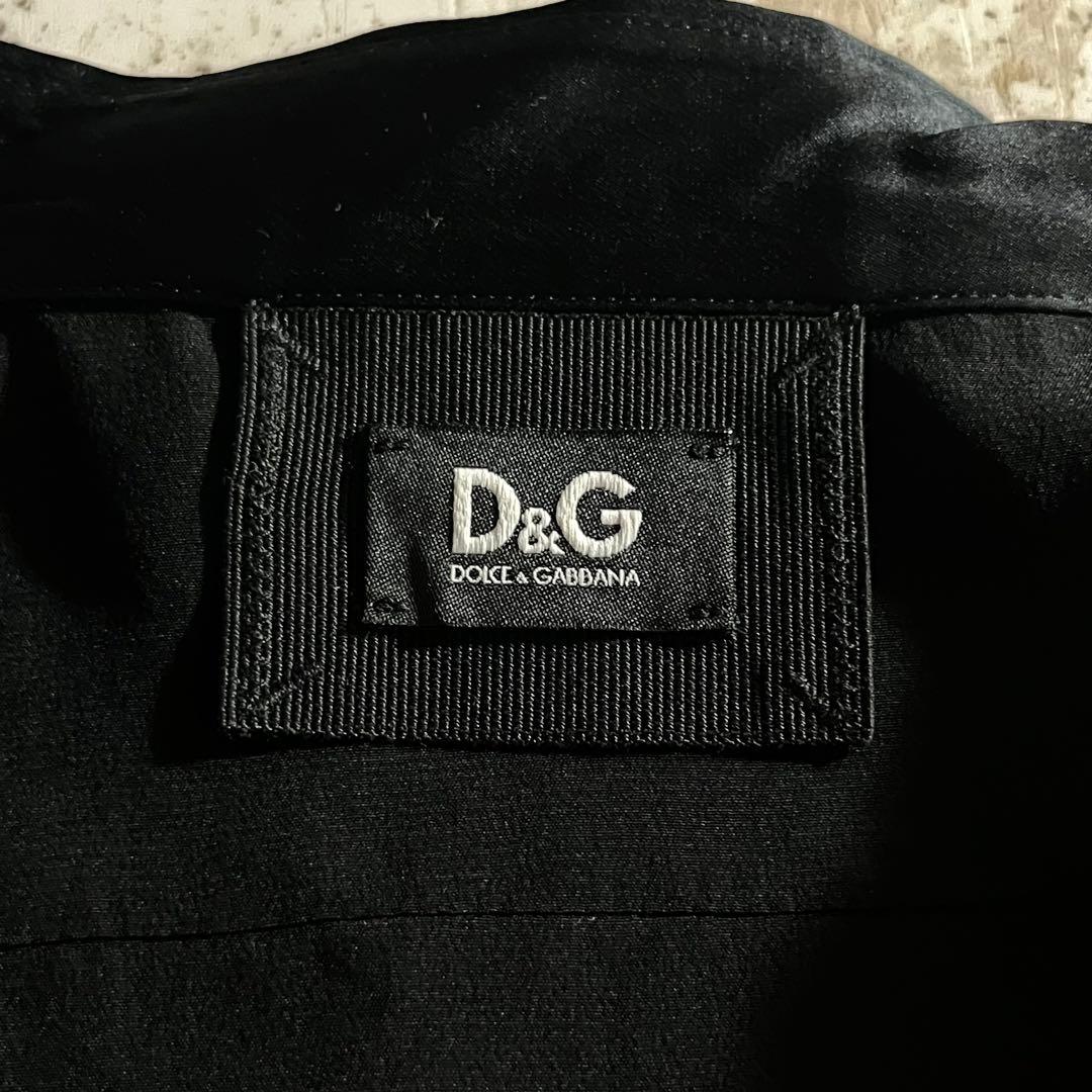 DOLCE&GABBANA ドルガバ イタリア製 フリル ドレス 長袖 シャツ