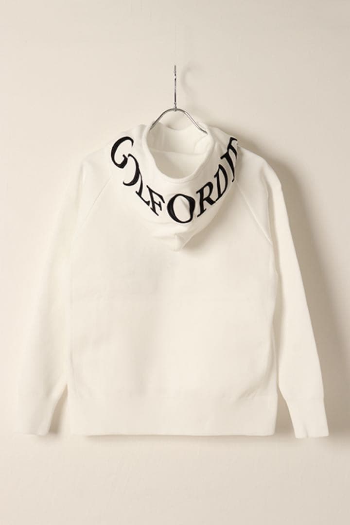 MARK LONA フード付きパーカー ホワイト