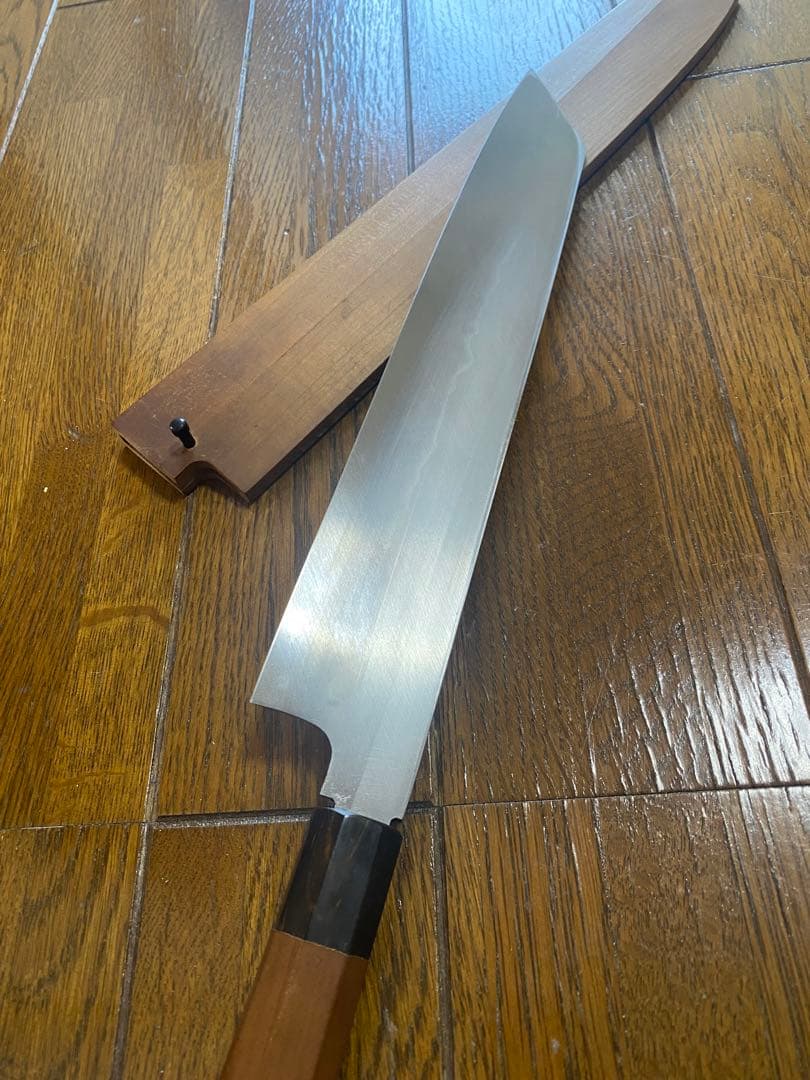 本焼 真改作 切付包丁 尺