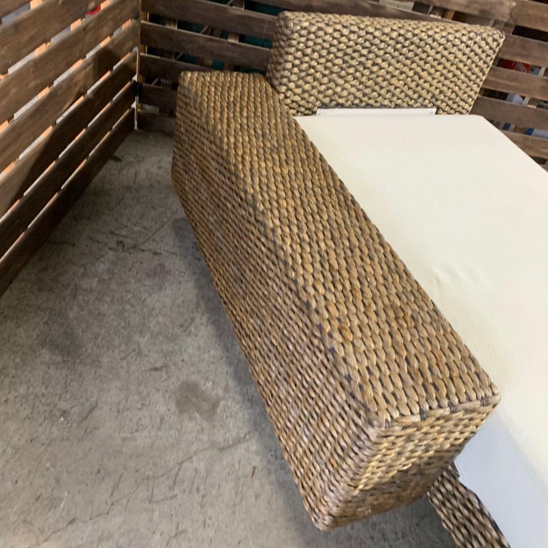 きょうこ 直接引取 H619\" アジアンソファ L型 ファブリック