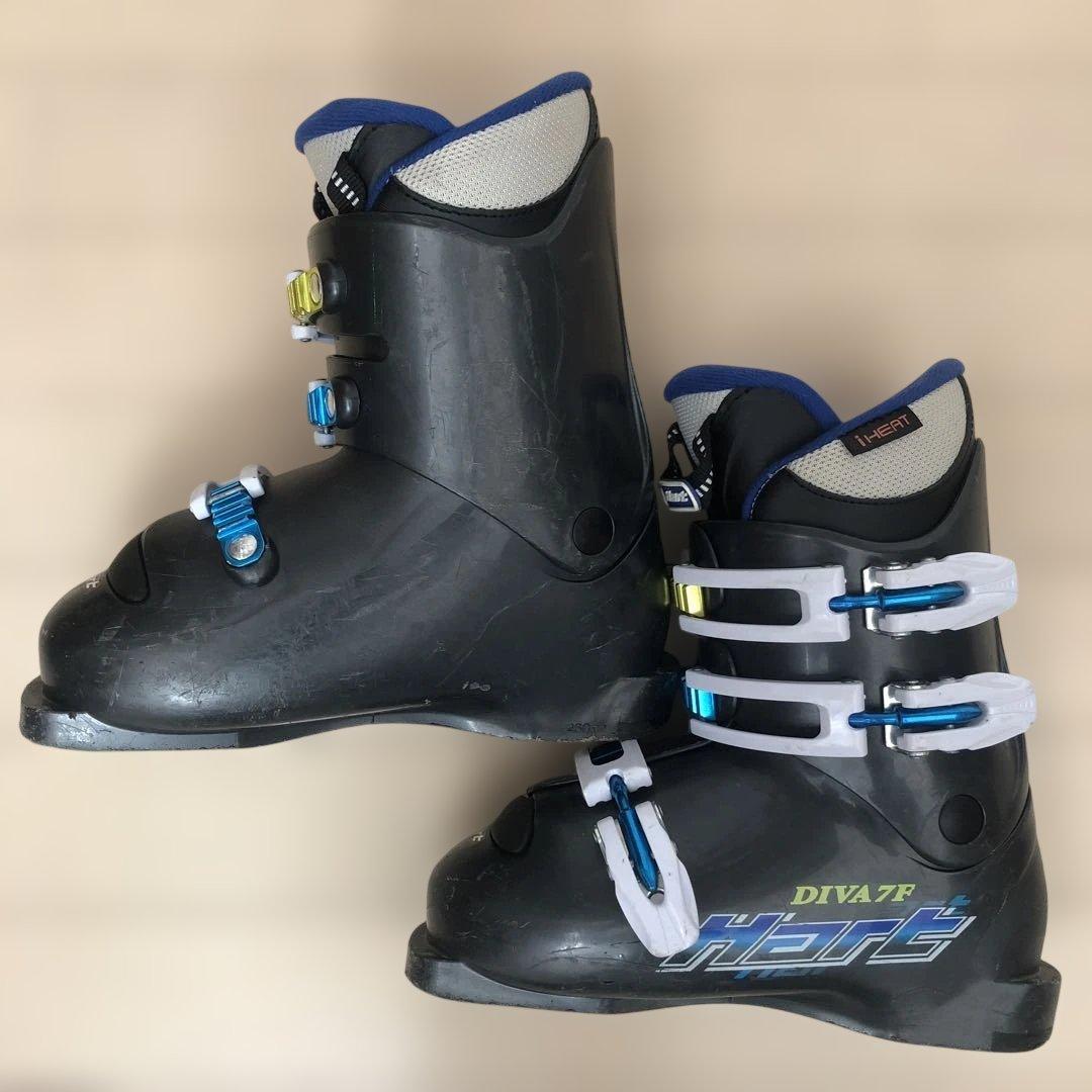 子供用 KAZAMA スキー板106・靴21〜22㎝・ストック81㎝