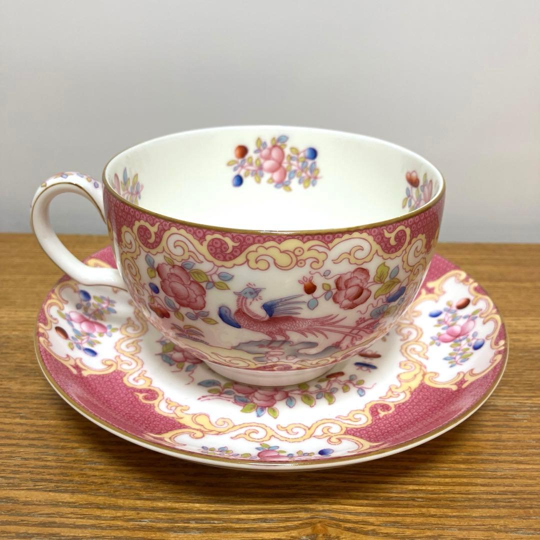 ミントン　コカトリス　ピンク　モーニングカップ