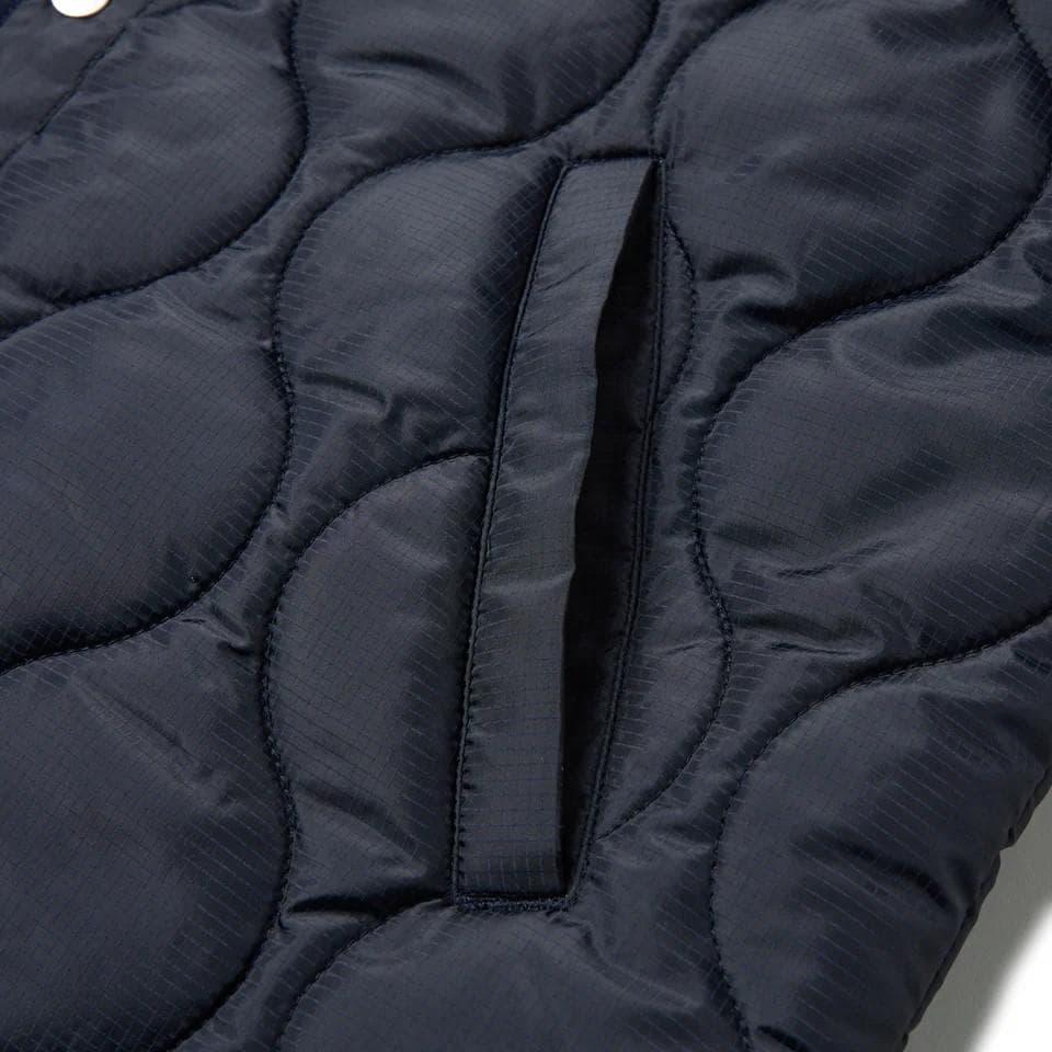 NEWERA GOLF キルティング　ジャケット ネイビー　Mサイズ