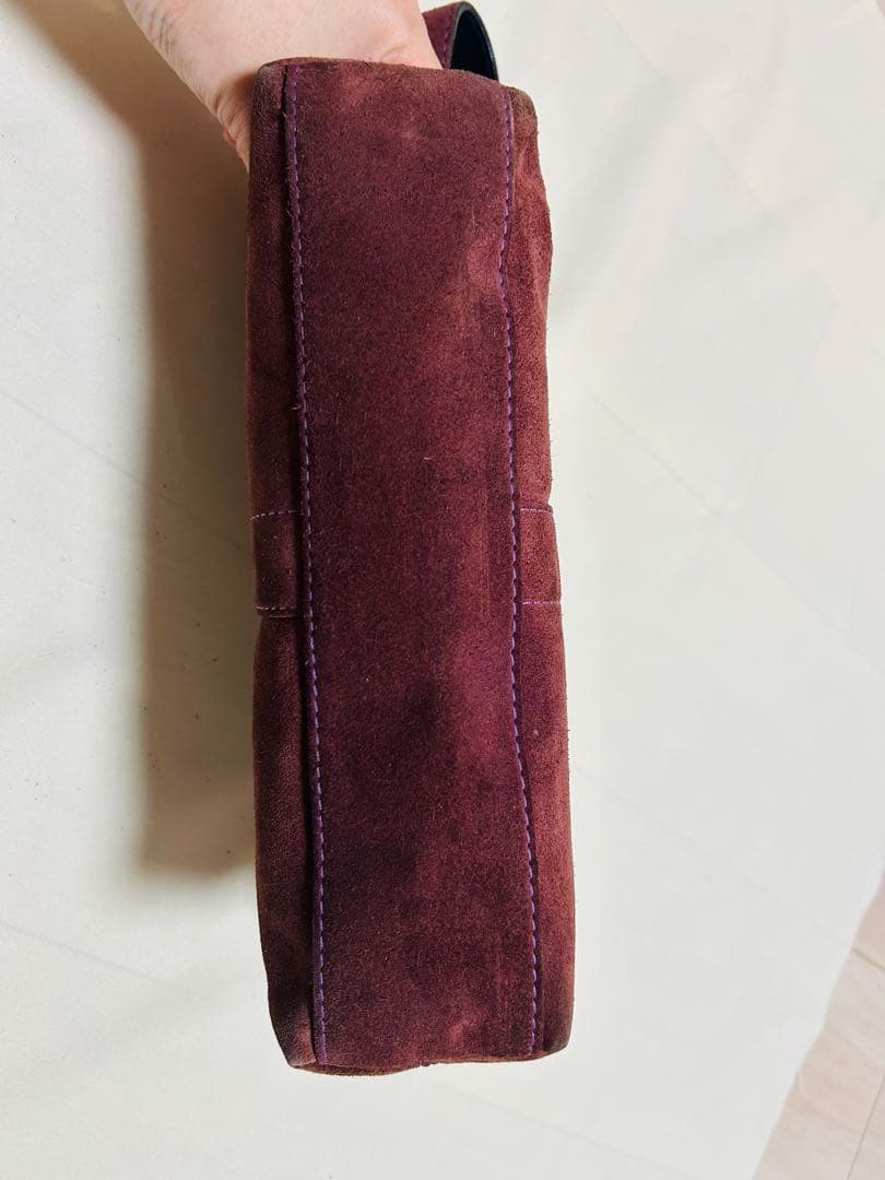 コーチ★ COACH 紫 スエード ヴィンテージ バッグ