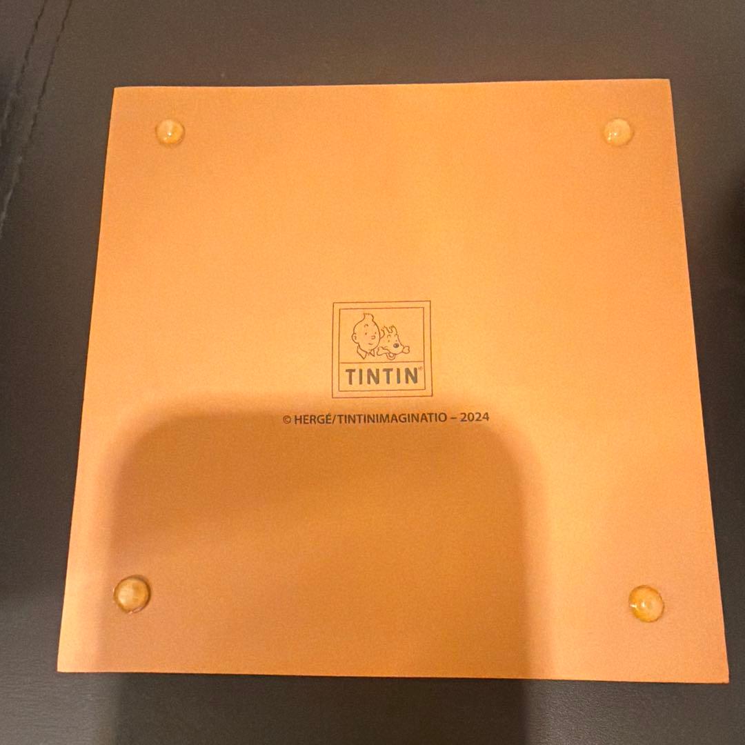 TIN TIN！タンタンの冒険！青い蓮！壺フィギュア付き置物！美品