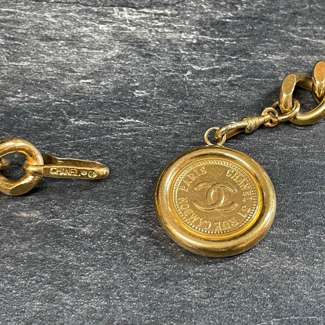 CHANEL ヴィンテージ　チェーンベルト　メダリオン　ゴールド
