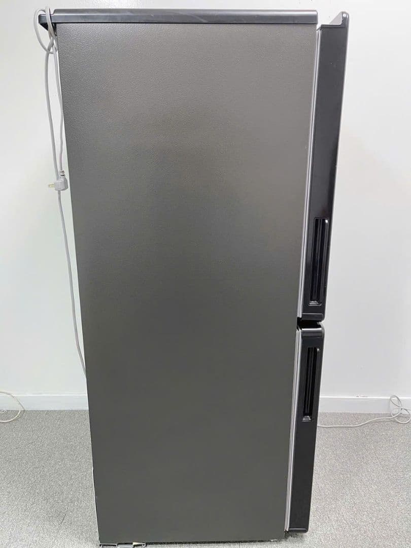 福岡配送、設置込み2022年製Haier JR-NF148CK ブラック冷蔵庫