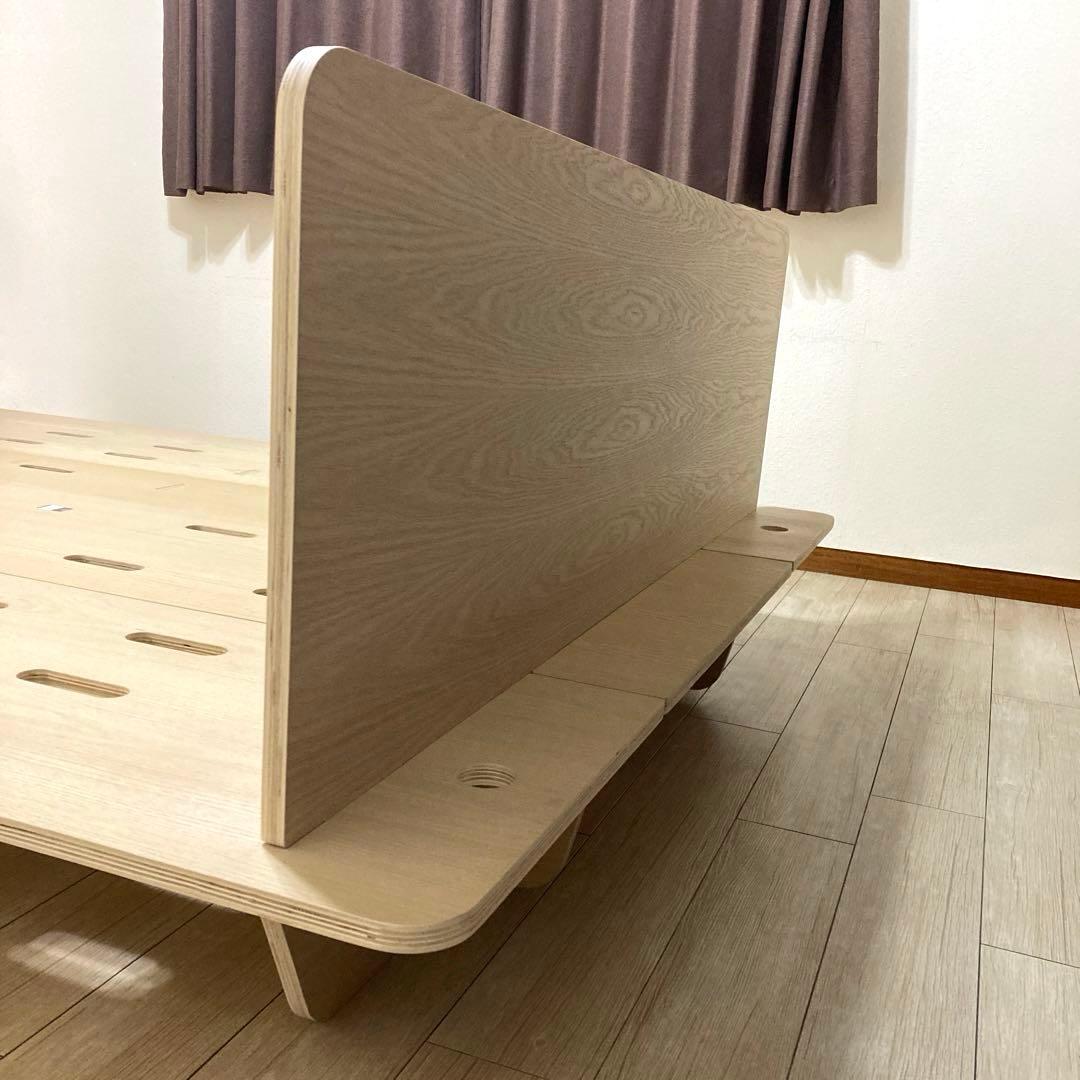 【自社配送エリア限定販売】 Koalaレッドオーク素材クイーンサイズフレーム