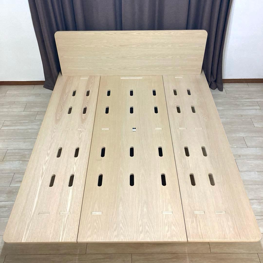 【自社配送エリア限定販売】 Koalaレッドオーク素材クイーンサイズフレーム