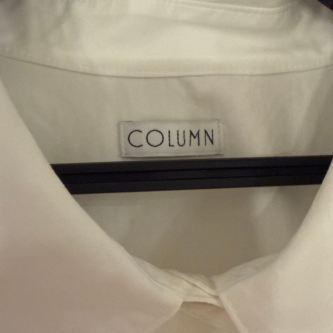 ESTNATION COLUMN バックプリーツシャツ 36