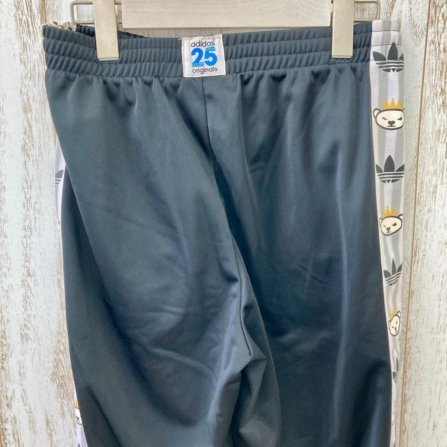 アディダス×NIGO　コラボ　トラックパンツ　裏起毛　クマロゴ　SST　黒　90