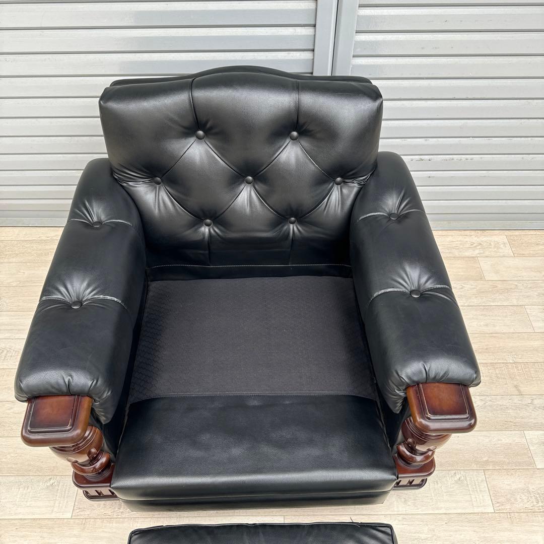 ヴィンテージ オールドカリモクFURNITURE シングルソファ　1人掛け