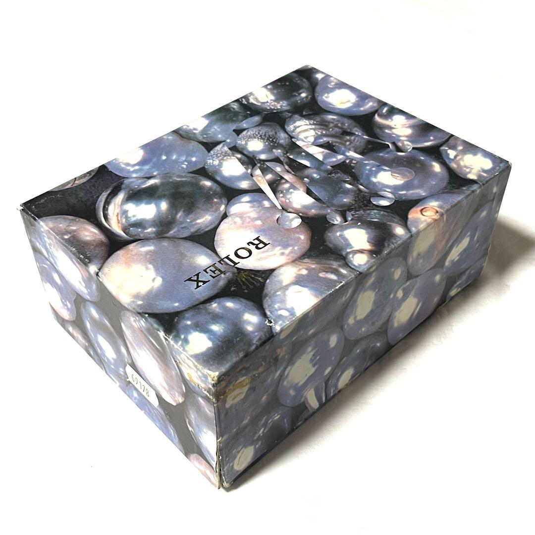 ロレックス 時計空き箱 純正 Cリング型レディースボックス 69178