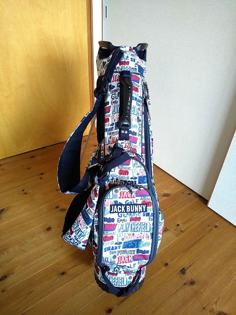 ★ジャックバニー★Jack Bunny!! ★総柄★スタンド式★キャディバッグ★