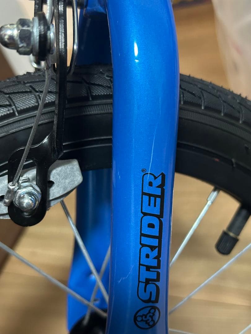 【美品】ストライダー　スポーツ14× ブルー 14インチ　ペダル無し