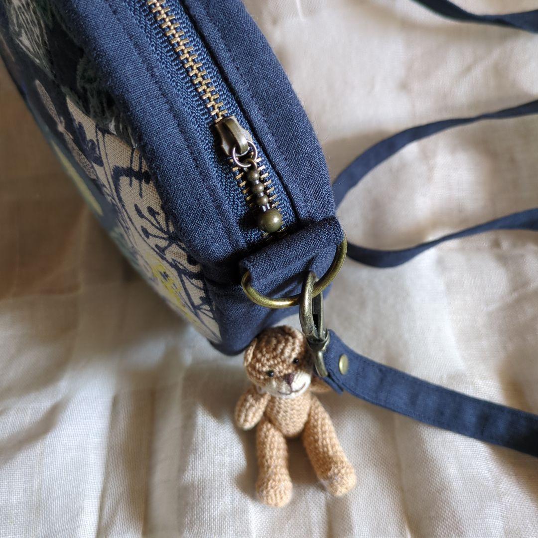 ハンドメイド まあるいポーチ ミナペルホネン生地使用♪