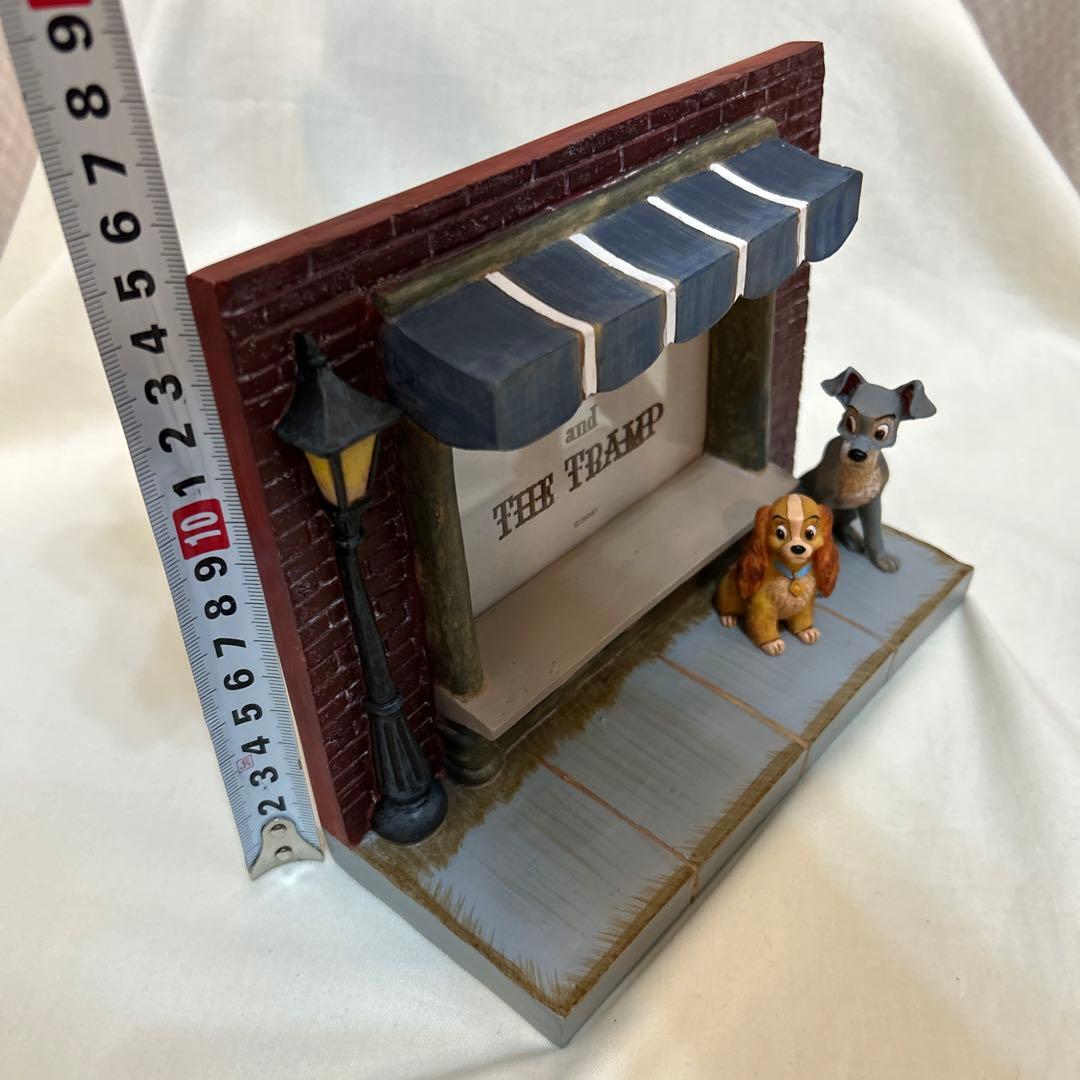 ディズニー　わんわん物語　レディ&トランプ　フォトフレーム　セトクラフト2005