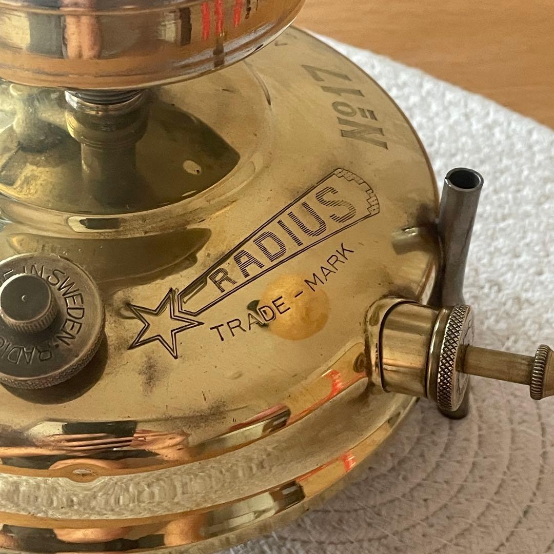 ラディウス 145 ランタン ブラス仕様 17 ストーブ ランプ Radius