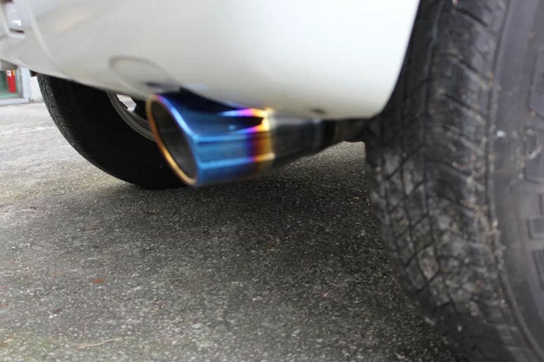 専用新品　ジムニー マフラー JB23W SUS ブルー　マフラー