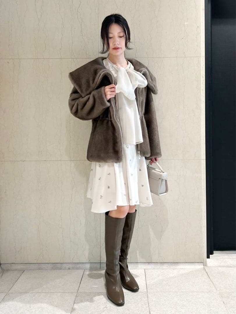 新品✴︎CELFORD セルフォード ビッグリボンフレアワンピース