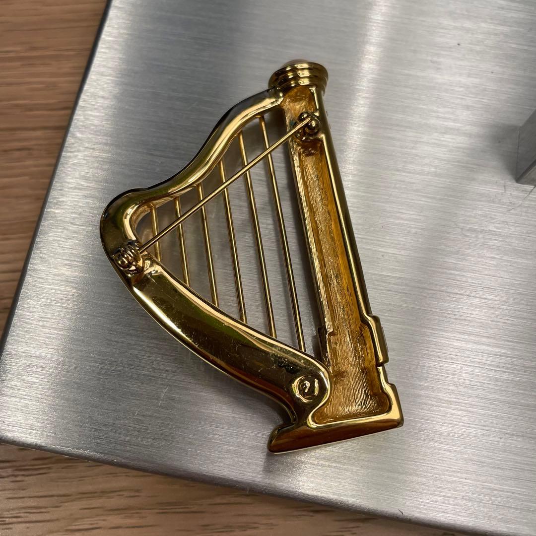 Swarovski ハープモチーフブローチ スワロフスキー