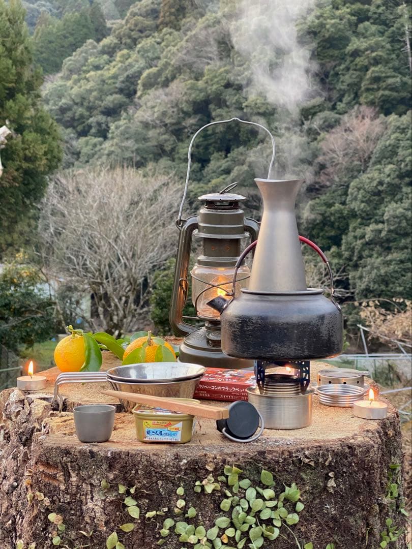 チタンとっくりtitanium 徳利　酒筒　熱燗　チタンおちょこ2➕ケース付き