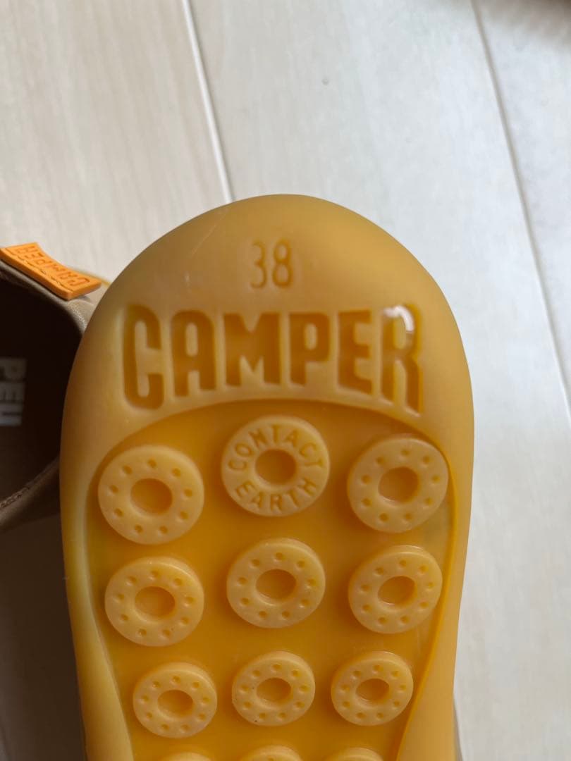 がちゃぴんさん専用 カンペール　PEU ベージュ レースアップシューズ