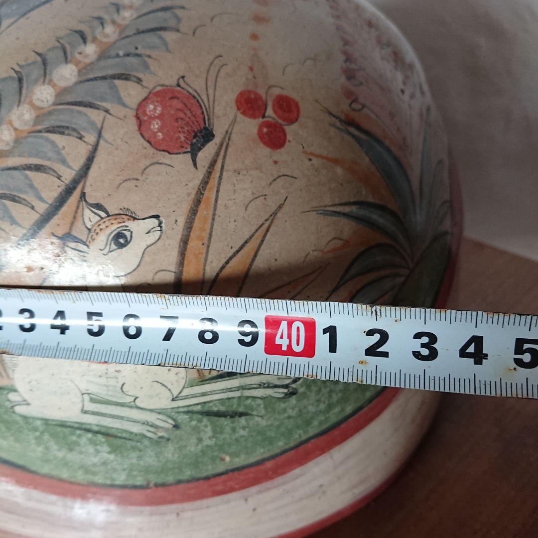 よいお顔 大きな猫 トナラ焼 メキシコ民芸 置物 /招き猫 ヴィンテージ 民芸館