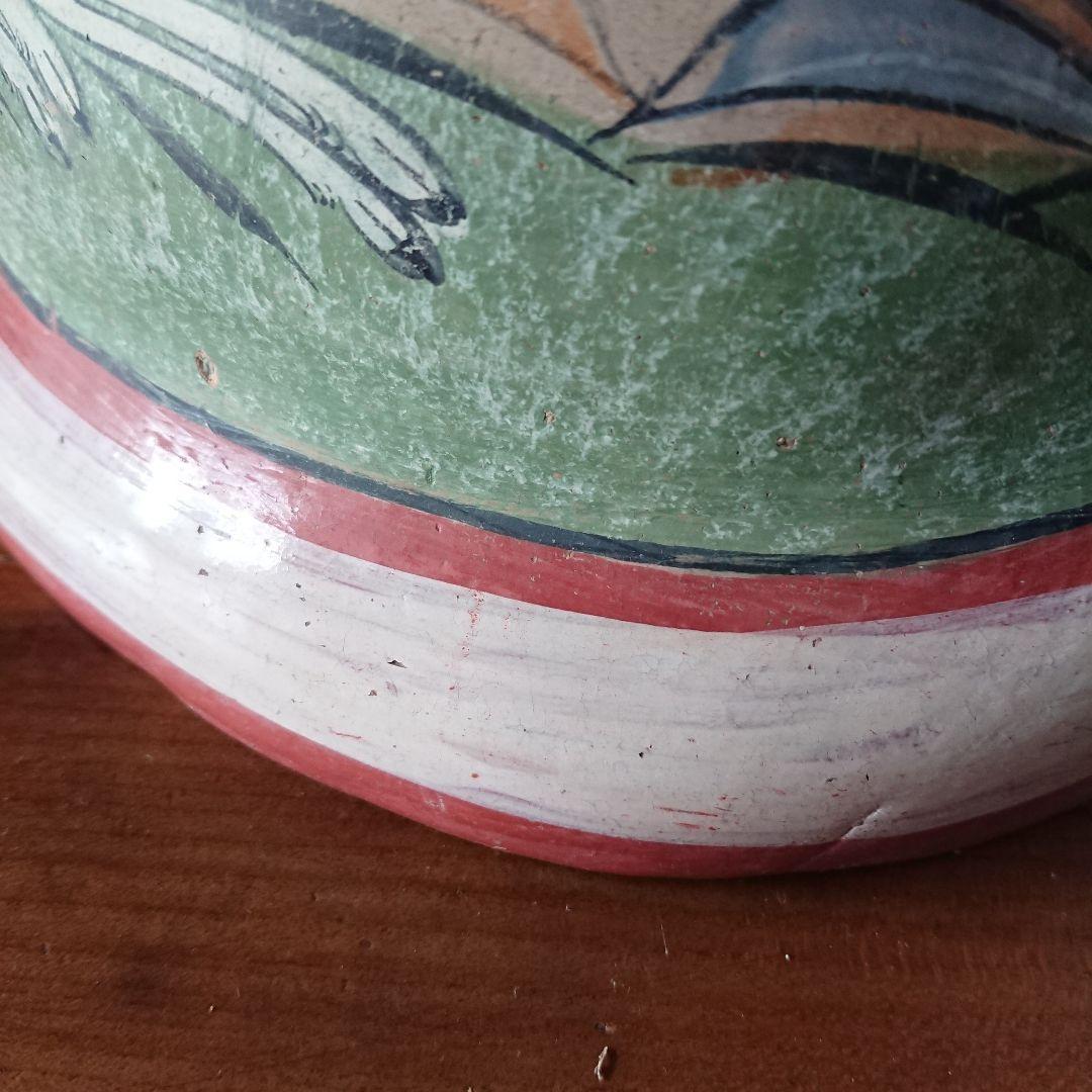 よいお顔 大きな猫 トナラ焼 メキシコ民芸 置物 /招き猫 ヴィンテージ 民芸館