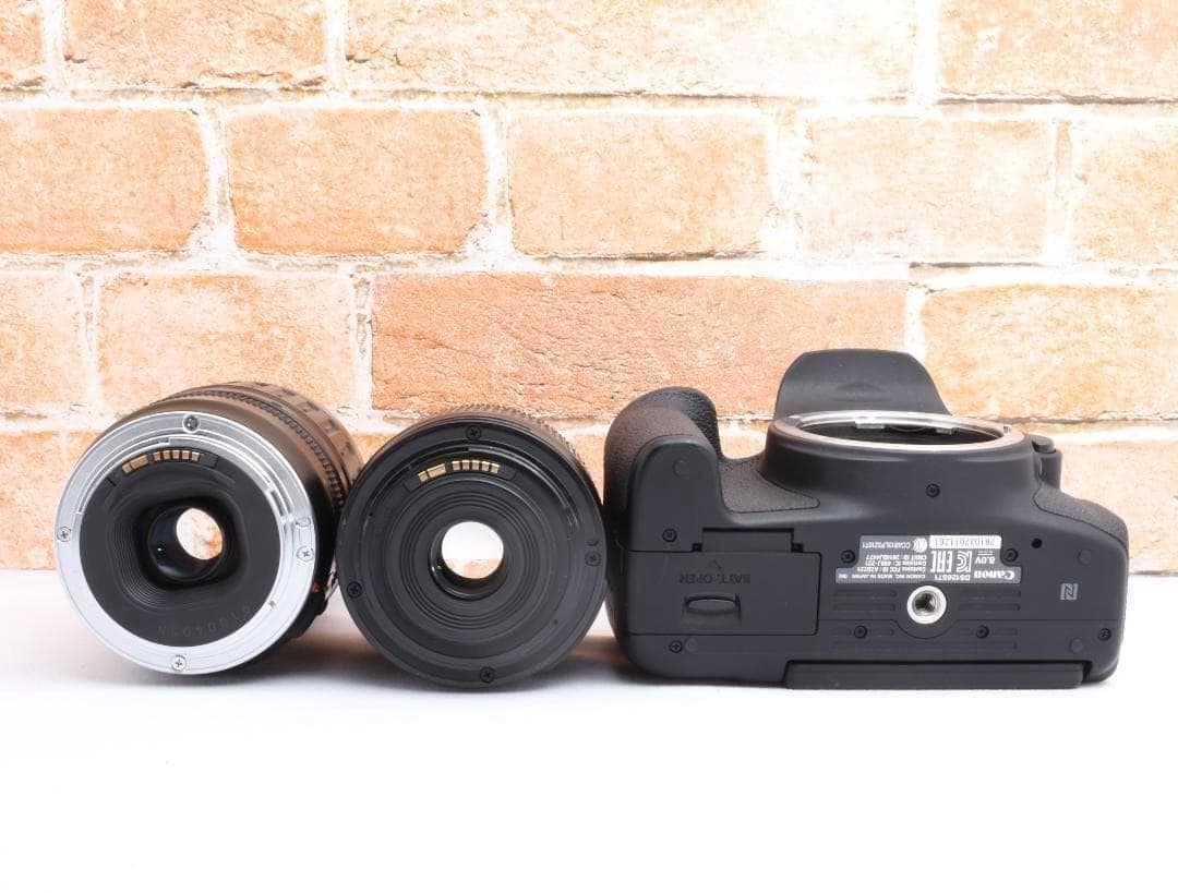 推し活におすすめ✨Canon Kiss X8i✨超望遠レンズ✨ダブルレンズ