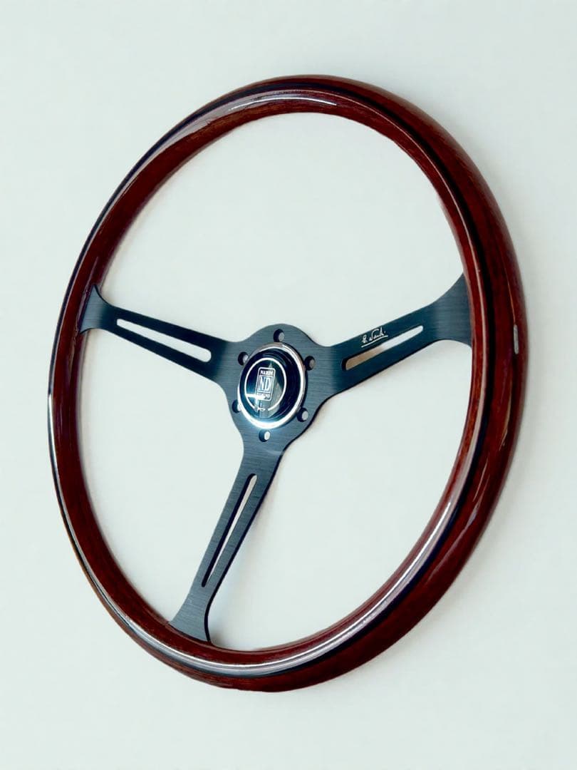 NARDI ステアリング クラシック ウッド&ブラックスポーク15インチ 社外