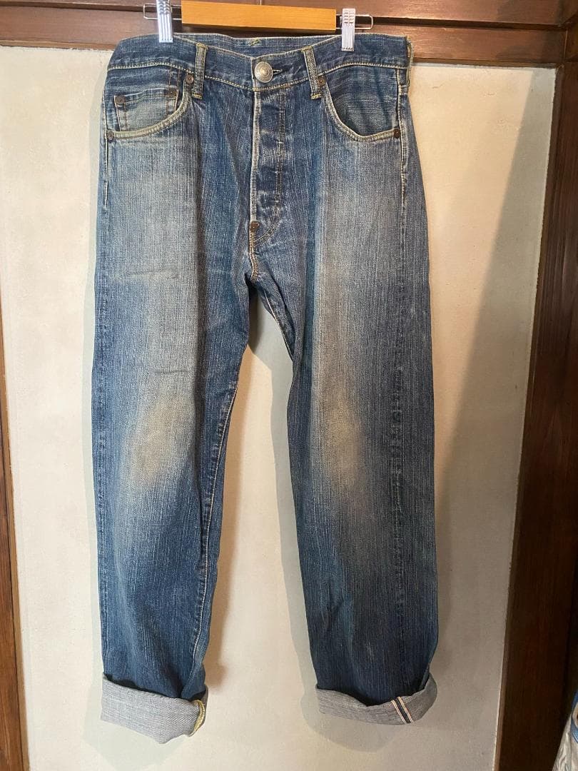 波乗小僧　EVISU PARIS デニムパンツ カモメステッチ 赤タグ