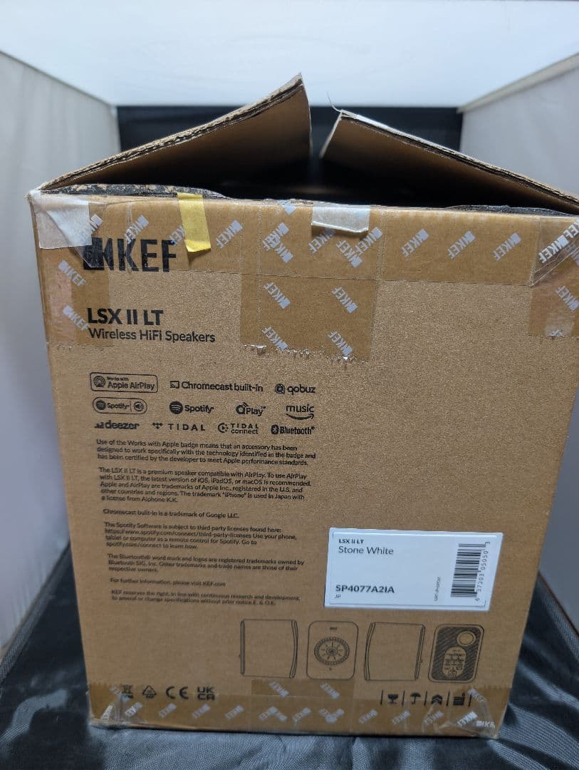 [中古美品]KEF LSX II LT + 専用スタンド スピーカー