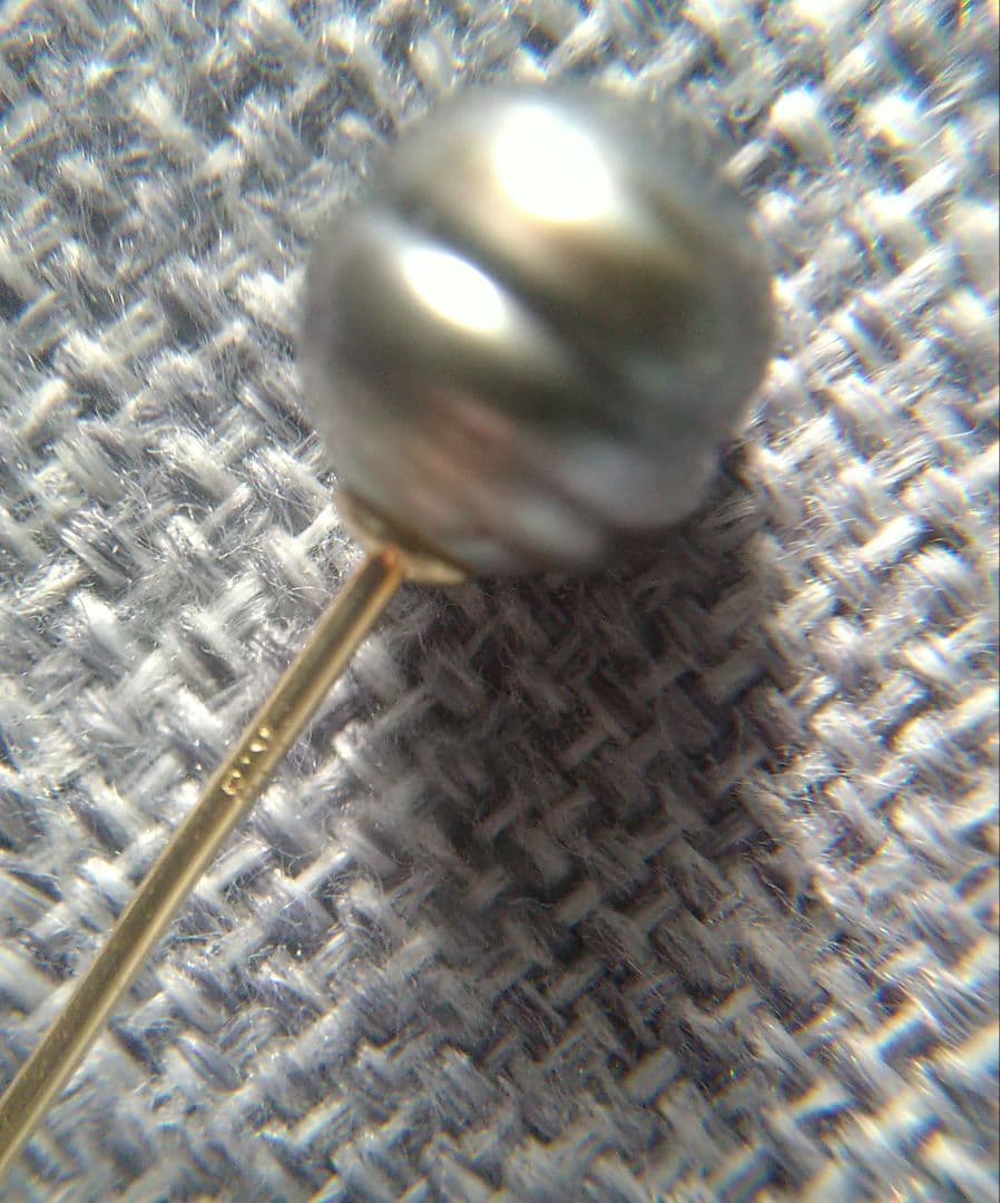 レア？１８金♪南洋パール？光加減で違うブローチです(*^^*)