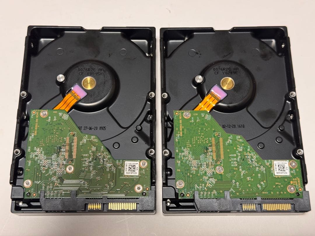 WD Blue WD60EZAZ 6TB HDD 2台セット