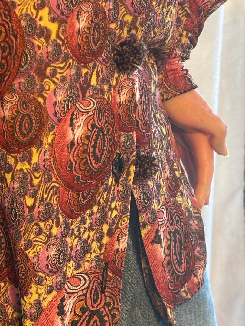 [訳あり] Jean-Paul GAULTIER MAILLE ペイズリーシャツ