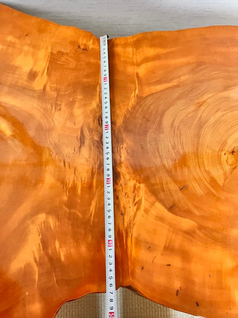 天然木　一枚板　ローテーブル　アンティーク