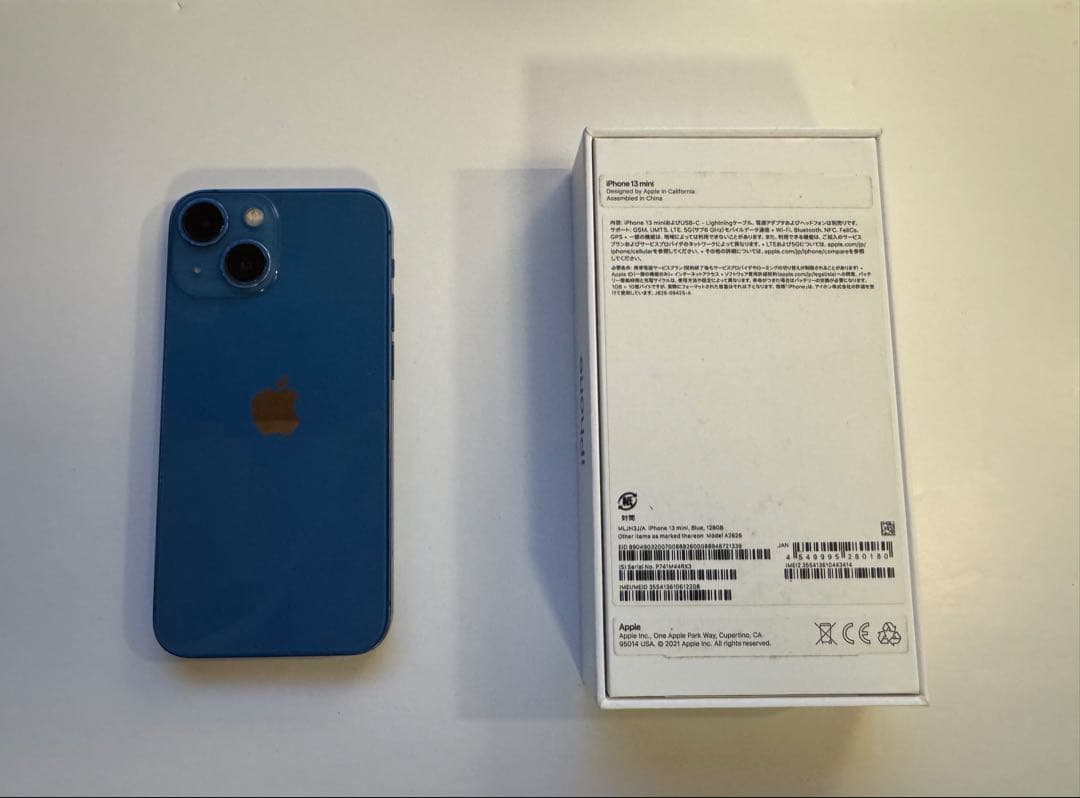 Apple iPhone 13mini 128GBブルー