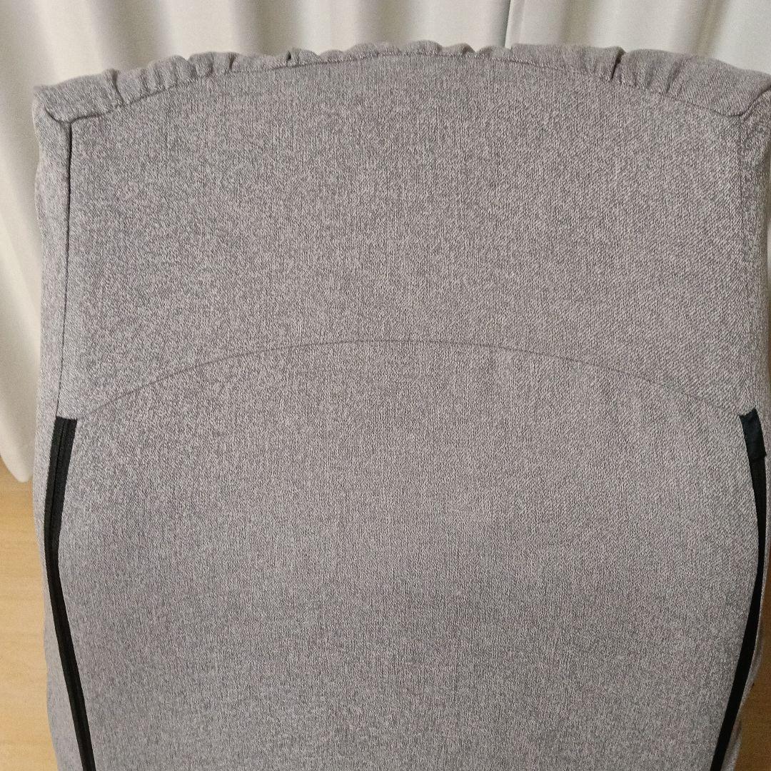 リクライニング機能付き　グレー　ソファ　一人掛けチェア