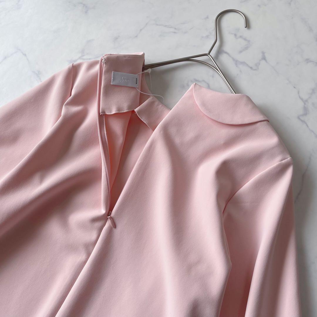 よこよこ【新品】SONO ソーノ パールボタン 丸襟 長袖ブラウス