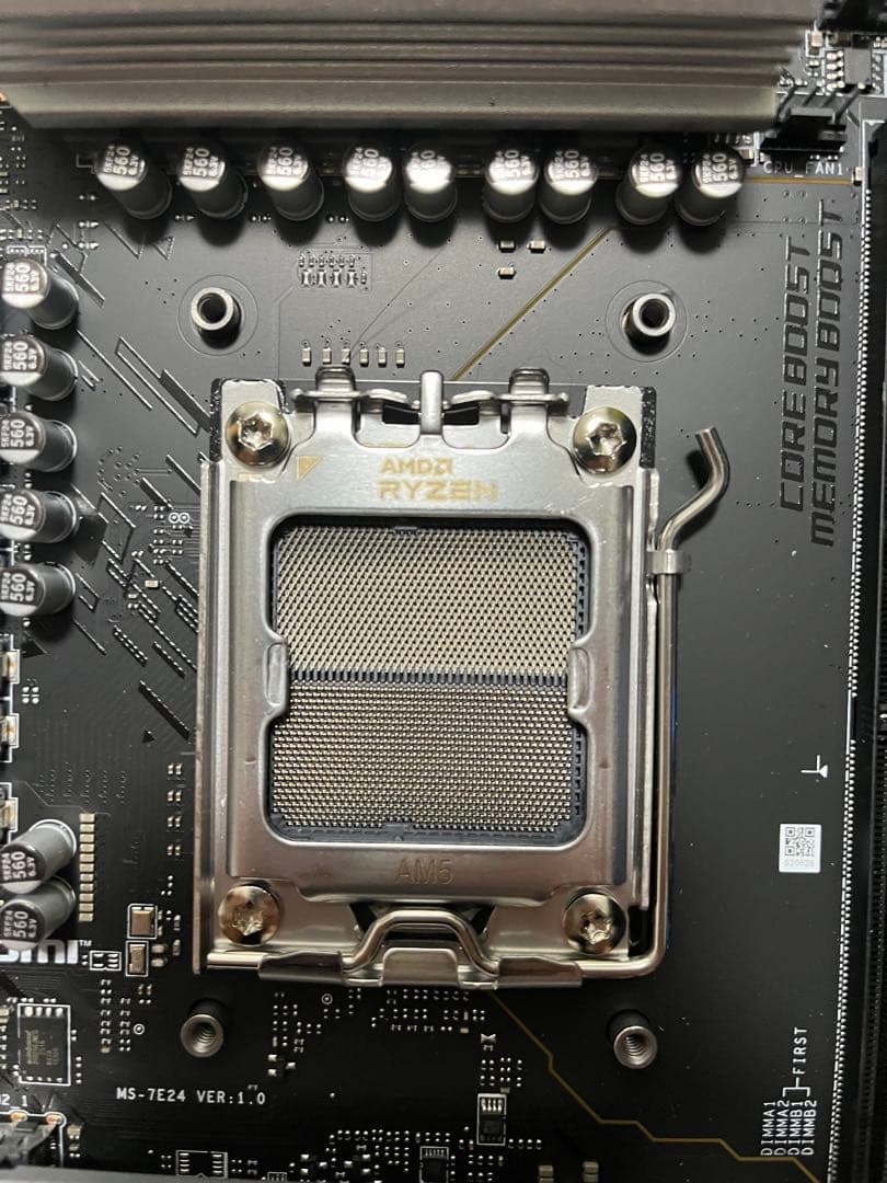 使用期間1ヶ月MSI B650M GAMING PLUS WIFI マザーボード