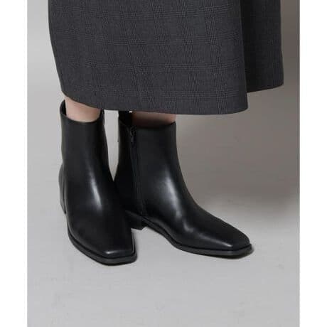 【最終値下げ】 NANO universe スクエアトゥフラットブーツ24cm