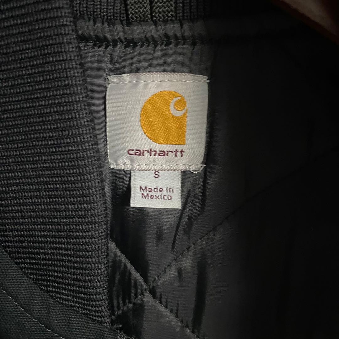 カーハート ダックベスト メキシコ製 ブラックS